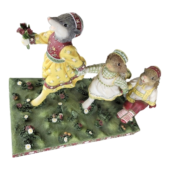 Woodsong Keep A Melody In Your Heart Demdaco Fox Rabbit Squirrel‎ Figurine - Picture 5 of 8